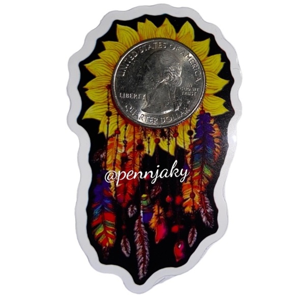 SUNFLOWER lovers sticker for water bottles laptops cards crafts laptop etc - Picture 2 of 2
